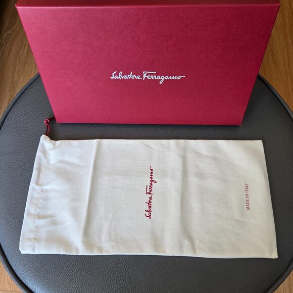 Salvatore Ferragamo Vulcano Red Calf Leather Mule - Picture 12 of 12